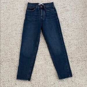 Zara Dark Blue High Rise Women's Jeans